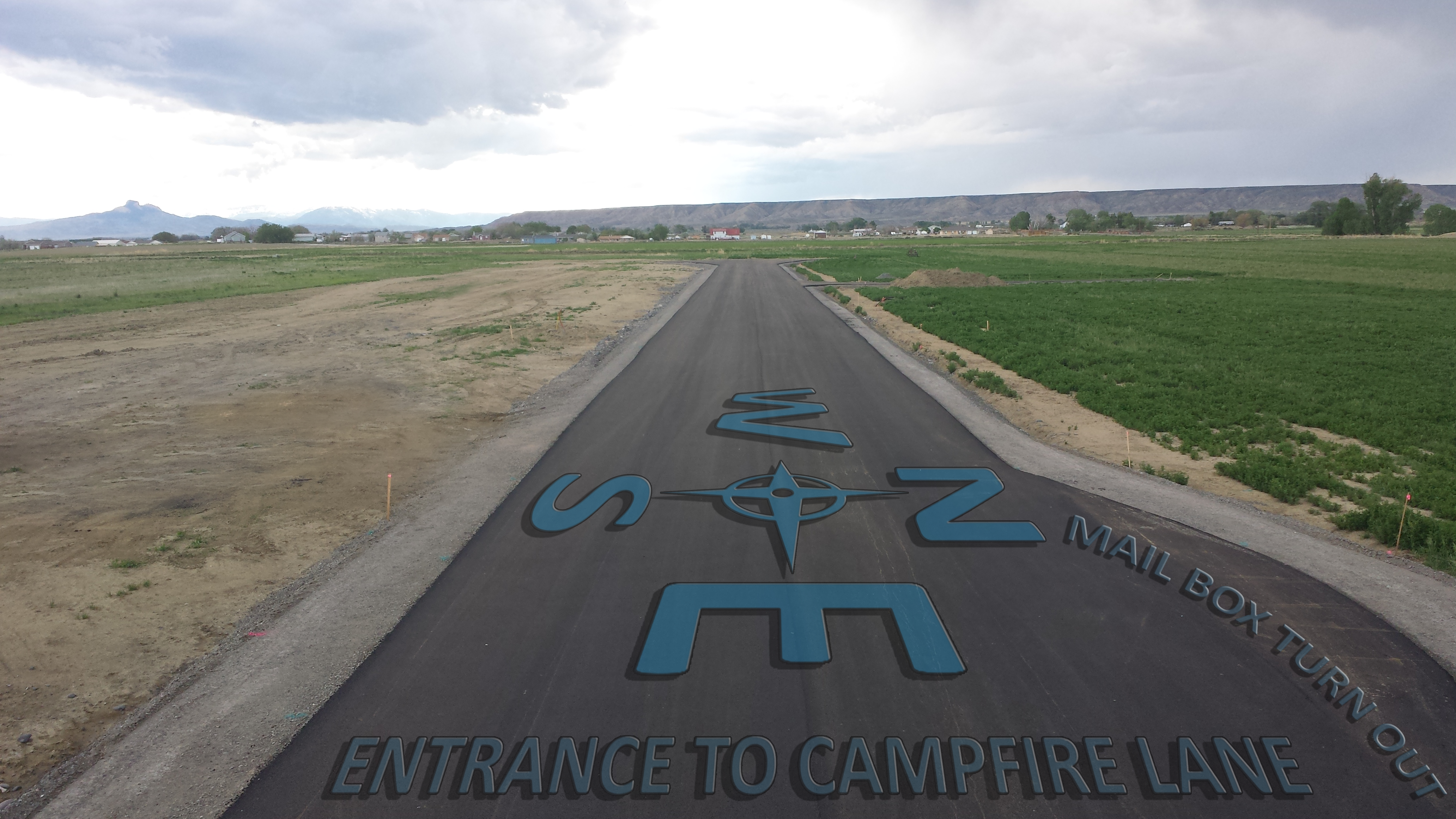 Entrance to Campfire Lane